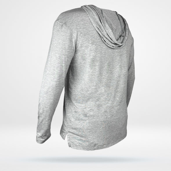 AO Men's Bamboo BSE Hoodie - Light Grey